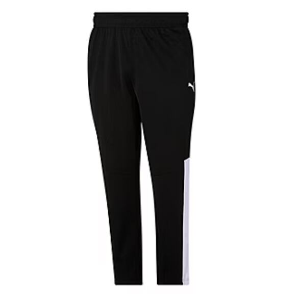 NWT Puma Men's Contrast Pant 2.0 Black/White Size XL - Picture 1 of 3